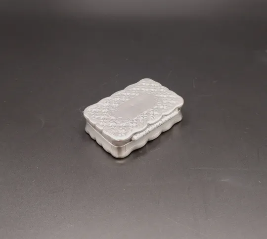 Silver snuff box - Caixa para rapé em prata