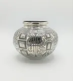Silver vase -...