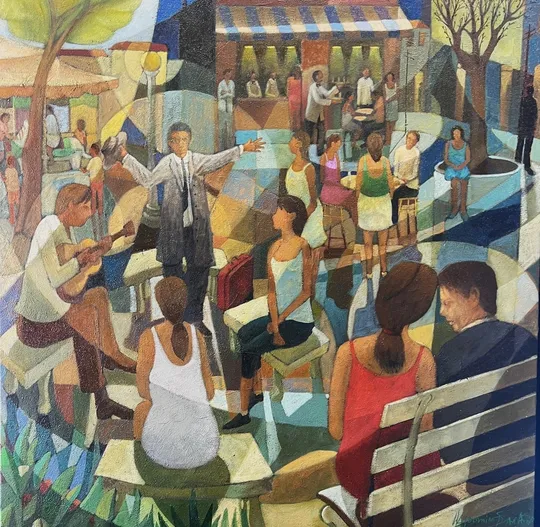Na praça II / O poeta