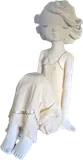 Lolita sentada 